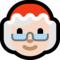 Mrs. Claus - Light emoji on Microsoft